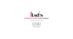 Desktop Screenshot of aladin-shisha.de